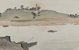 二十首有关秋江之景的诗词，半村黄叶斜阳里，一片闲云古渡头